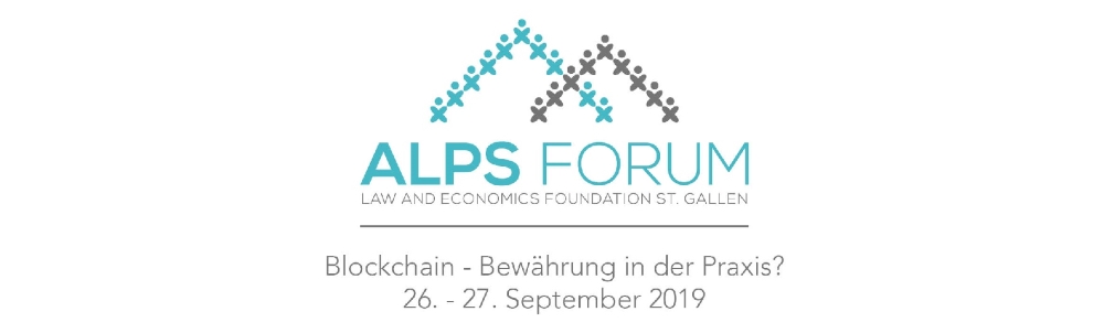 3. Alps Forum der Law and Economics Foundation St. Gallen